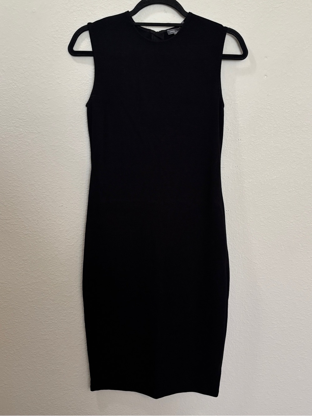Vince Black Minimalist Knee Length Sleeveless Dress Size XS